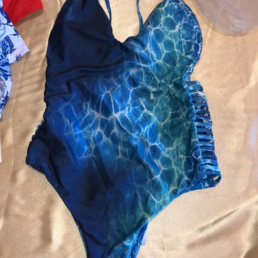 NWT Zaful Swimwear Cover Up Bundle Women's Size L 5 Piece Set - Picture 9 of 10
